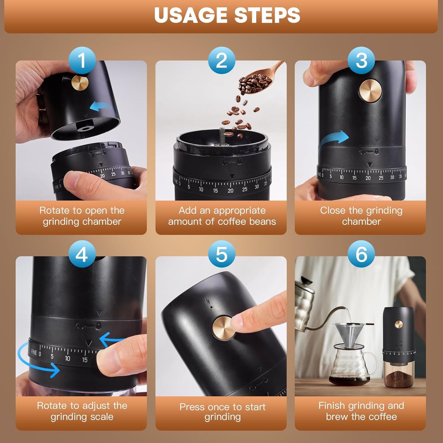 Pulsepresso Portable Coffee Burr