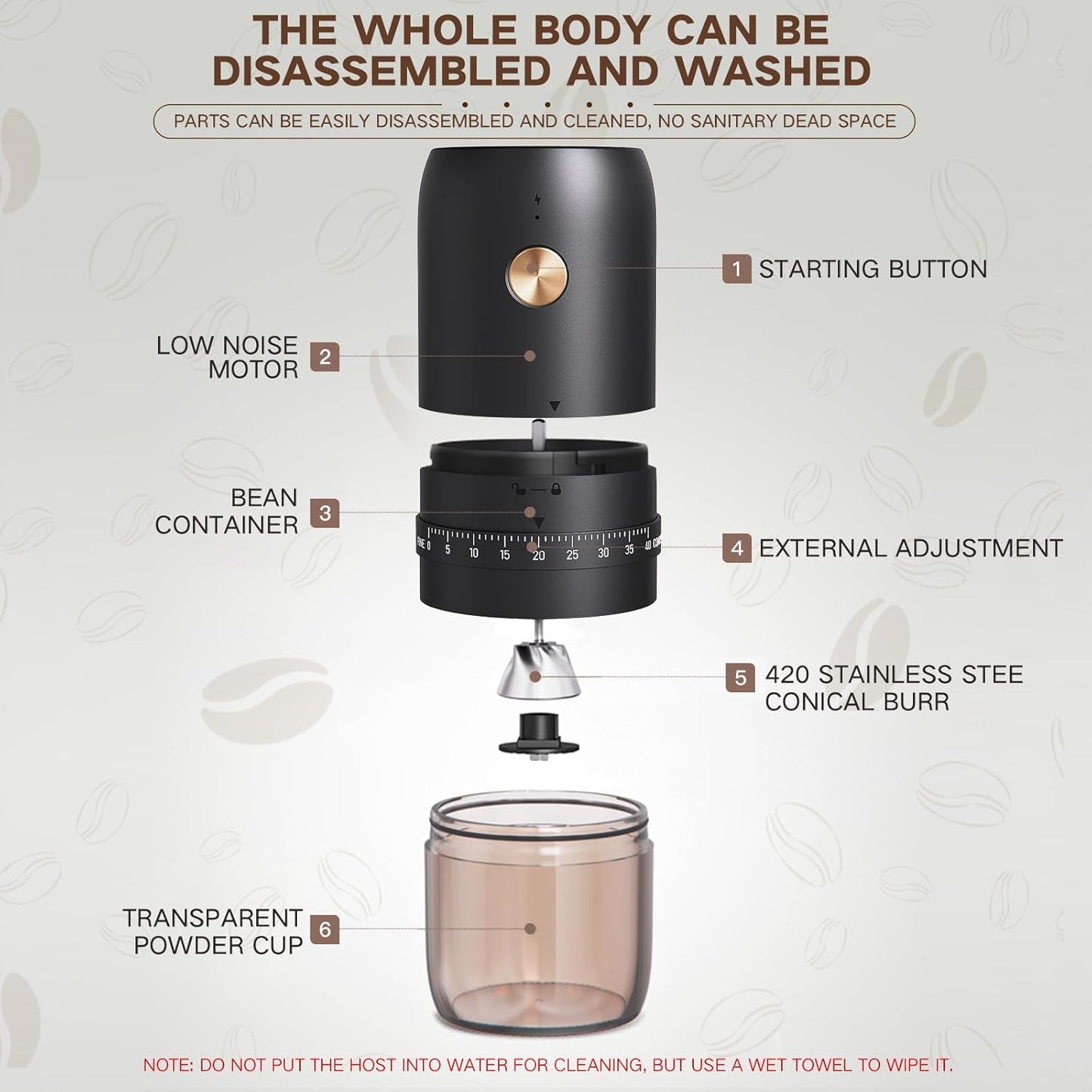 Pulsepresso Portable Coffee Burr